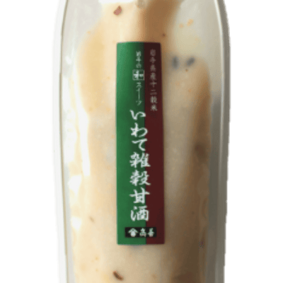 日本一の雑穀産地・岩手県産十二穀米で仕込んだいわて雑穀甘酒