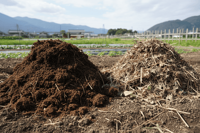 完熟たい肥とは？未熟堆肥との違いと見分け方・牛糞・豚糞・鶏糞別の完熟堆肥の使い方